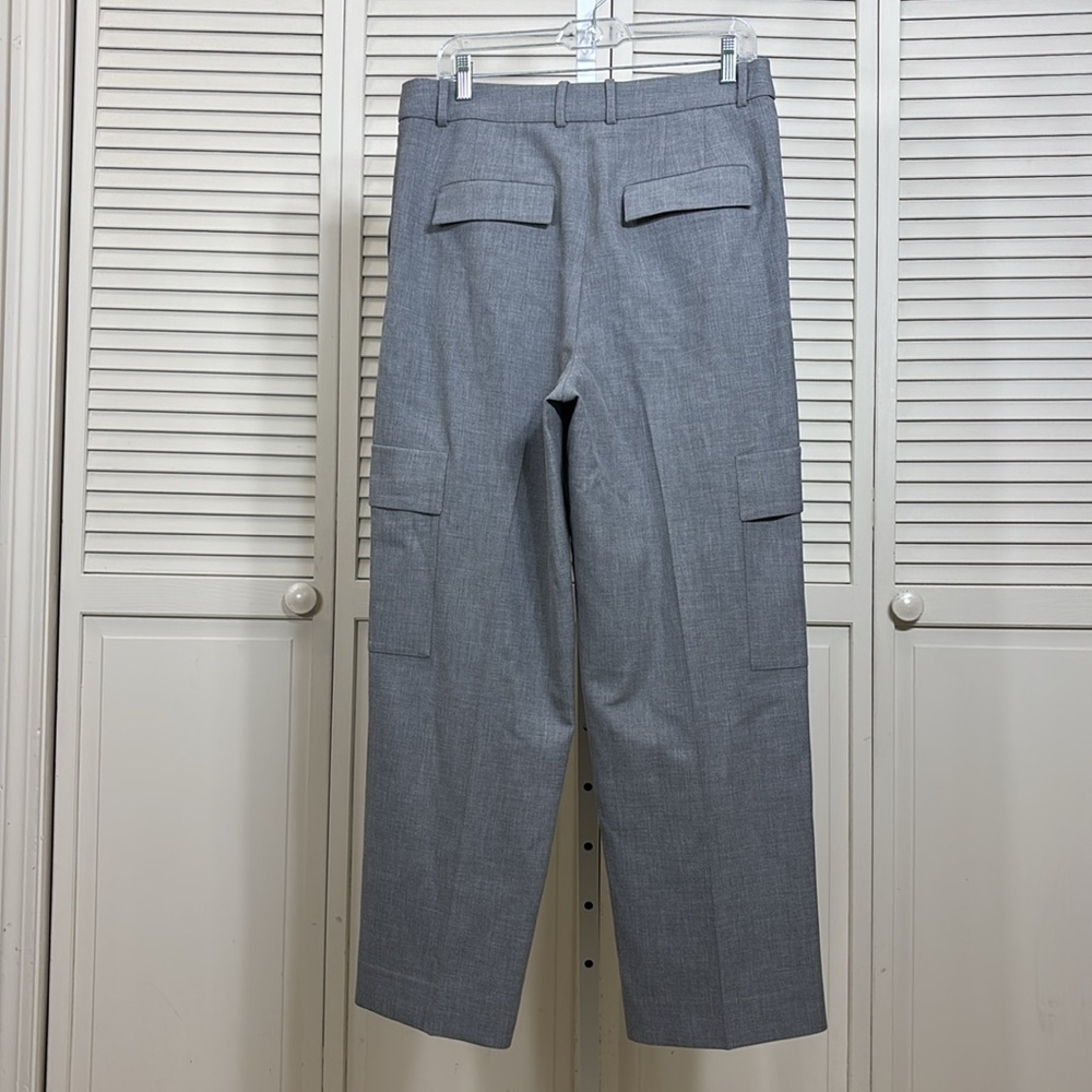 Aritzia Babaton Spotlight Cargo Gray Pant Size 10 - Picture 6 of 11